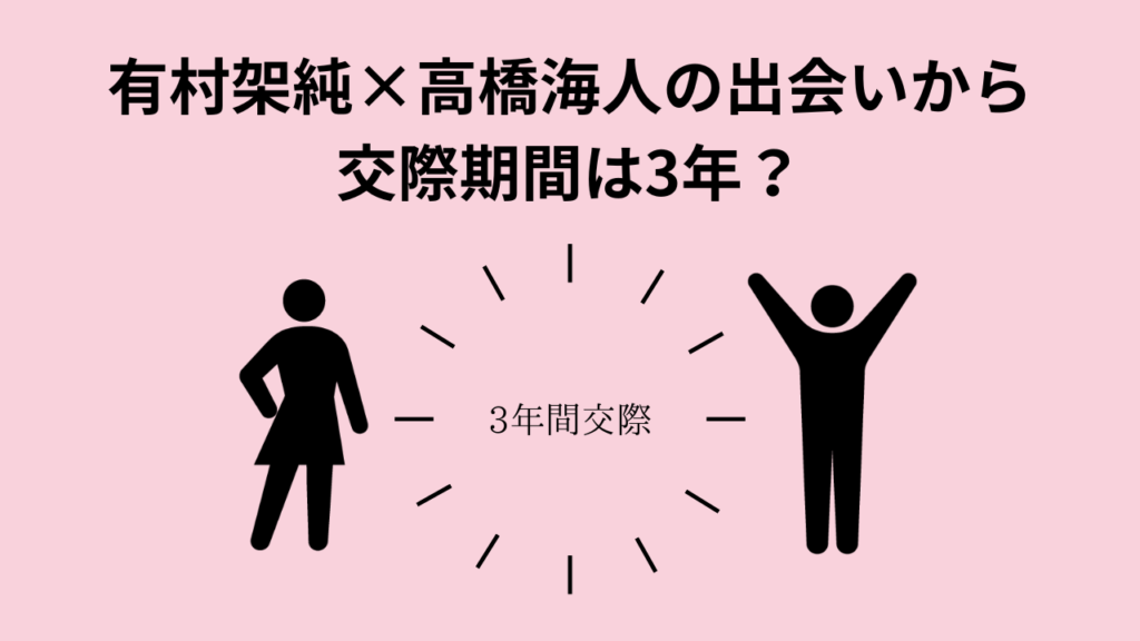 有村架純×高橋海人の出会いから交際期間は3年？